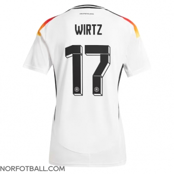 Billige Fotballdrakt Tyskland Florian Wirtz #17 Replika Hjemmedrakt Dame EM 2024 Kortermet